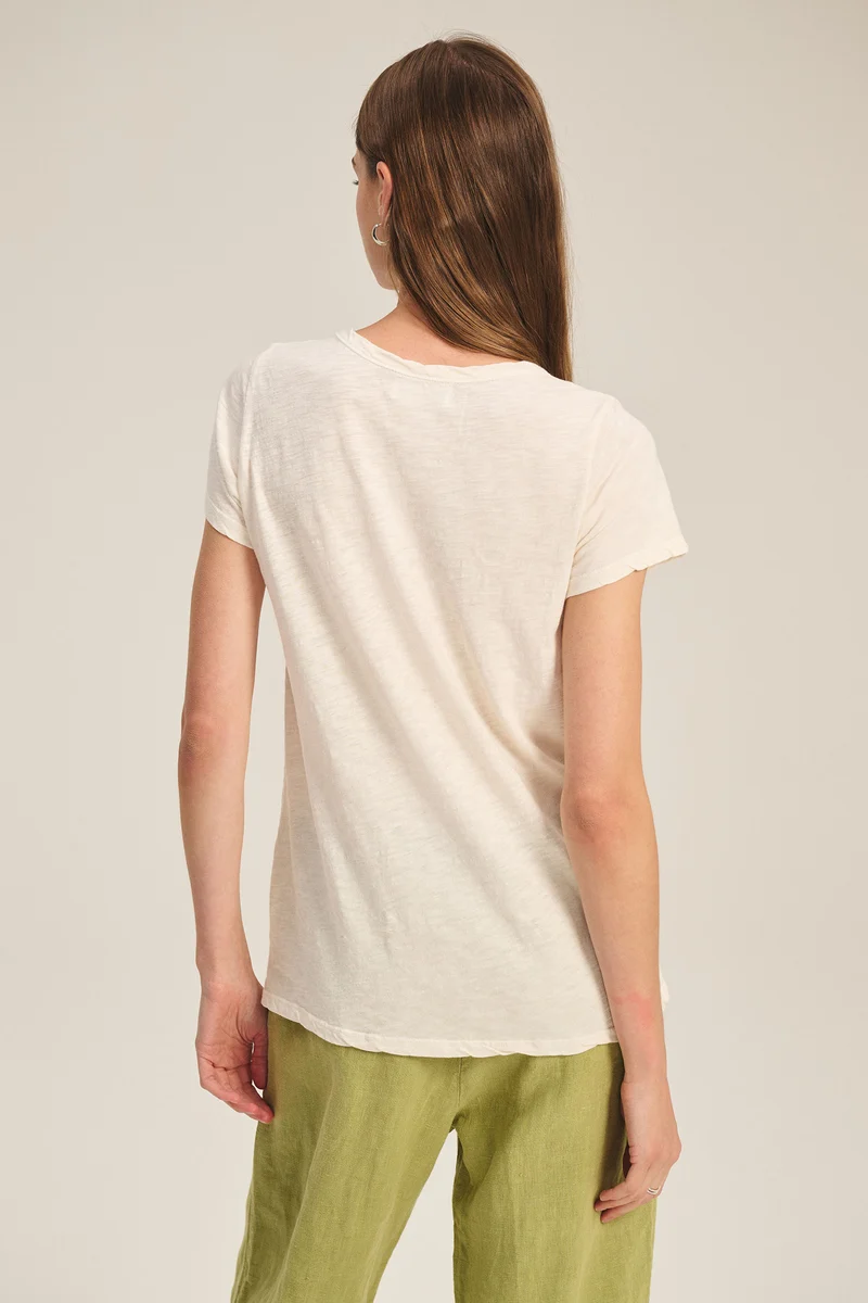 Tilly Round Neck Tee Coconut