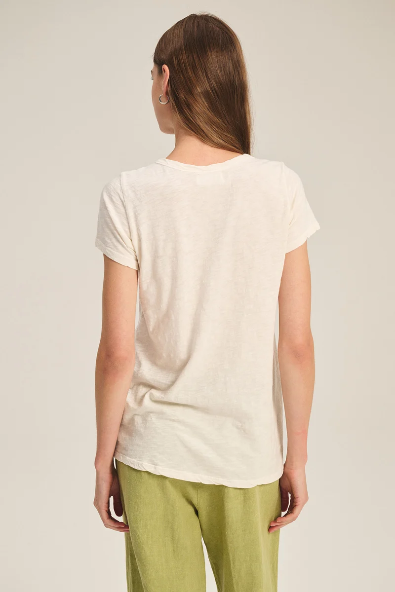 Tilly Round Neck Tee Coconut
