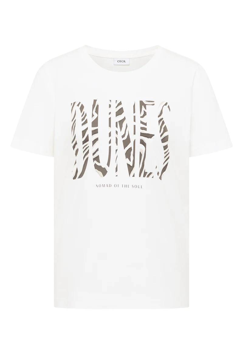 T-Shirt mit Rundhals und Frontprint