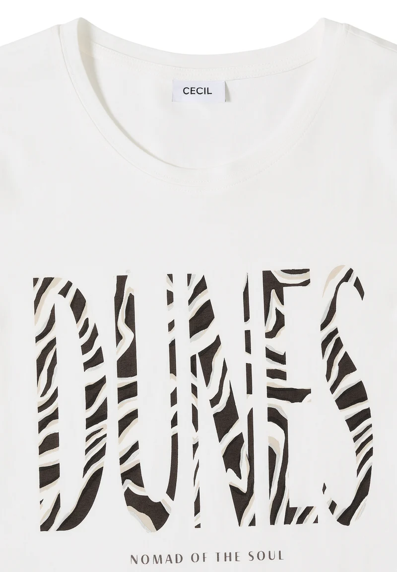 T-Shirt mit Rundhals und Frontprint