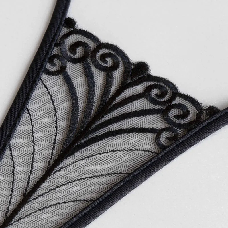Woodstock in Black - Mini G-String - Schwarz