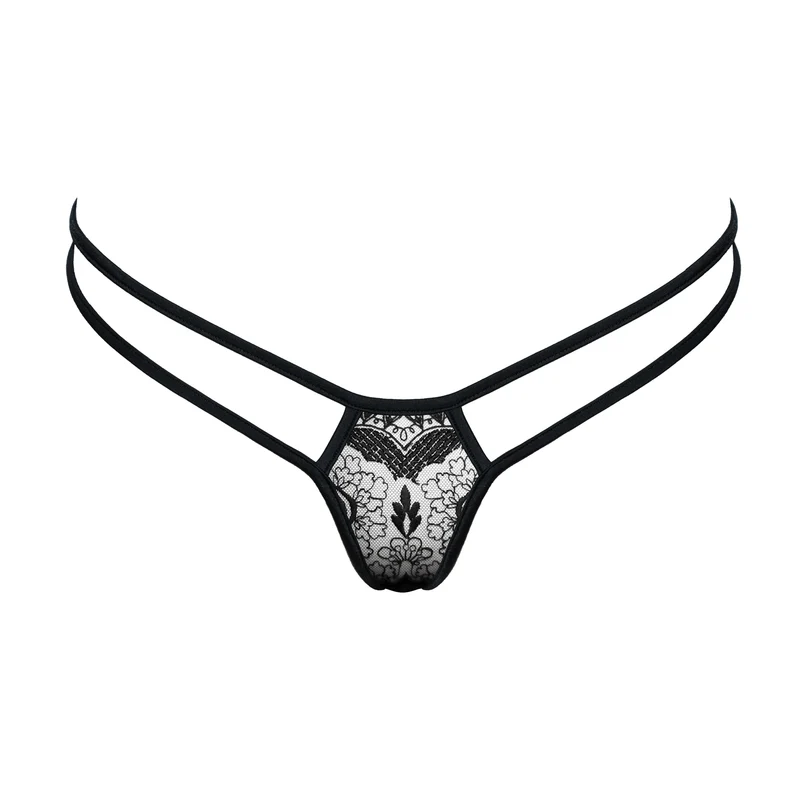 Sunset Strip - Diamond G-String - Schwarz