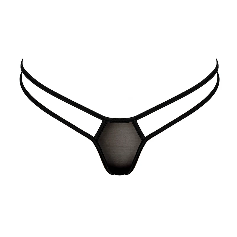 Venus in Black - Diamond T-String - Schwarz