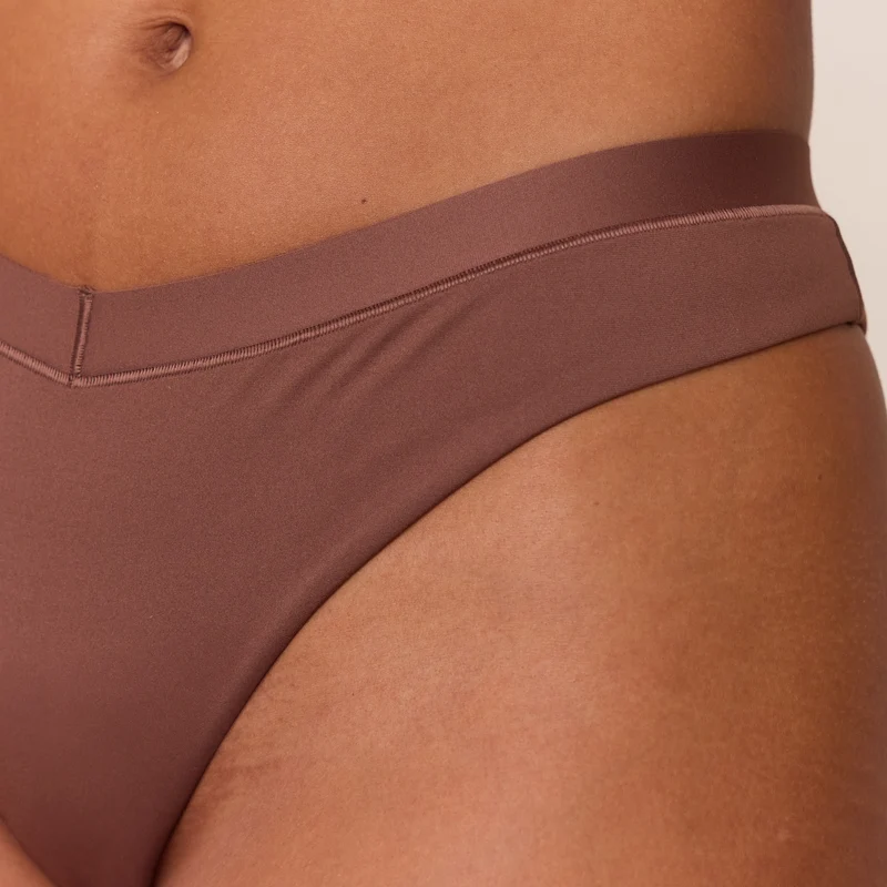 Everyday Comfort Brazilian Briefs - Nutmeg