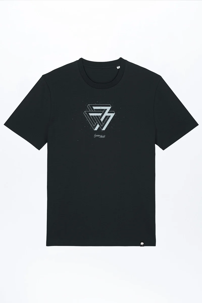 Melange Triangle T-Shirt für Männer