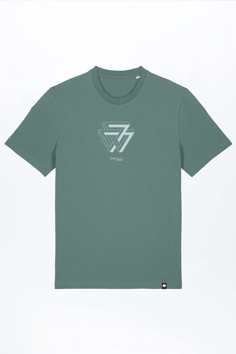 Melange Triangle T-Shirt für Männer
