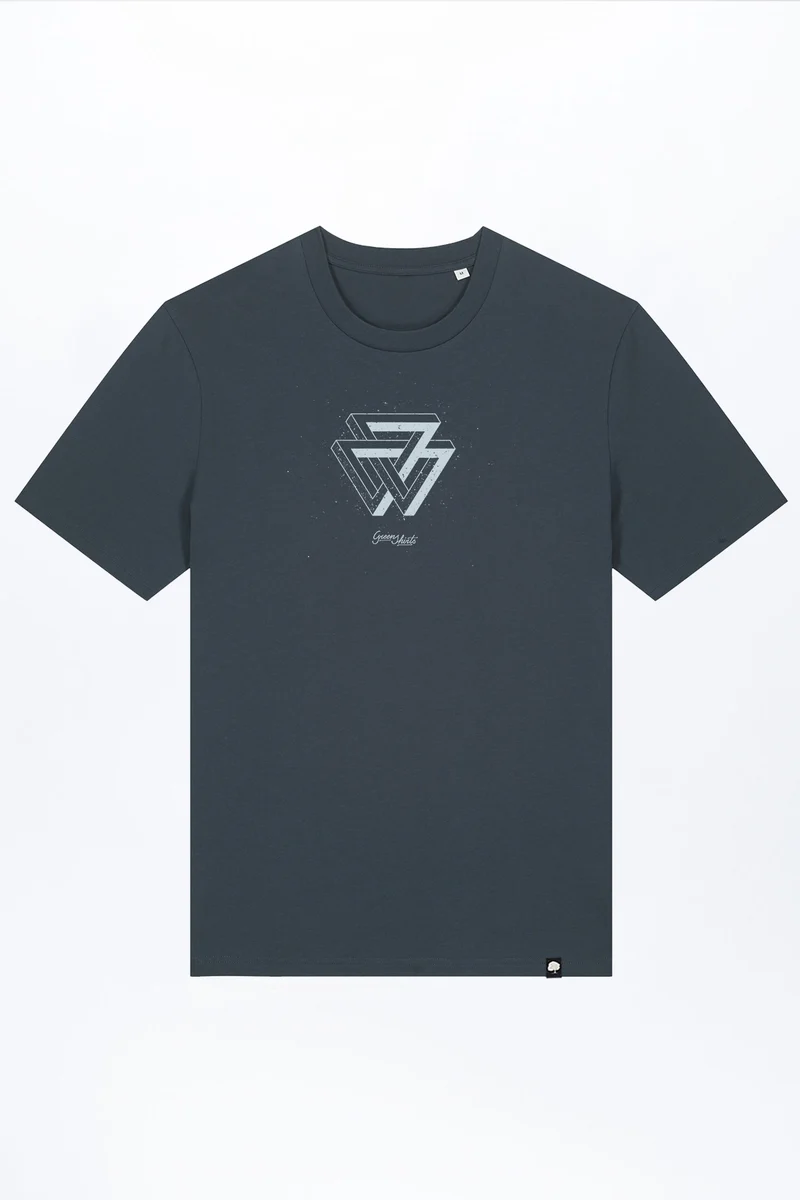 Melange Triangle T-Shirt für Männer
