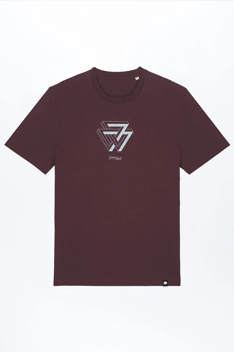 Melange Triangle T-Shirt für Männer