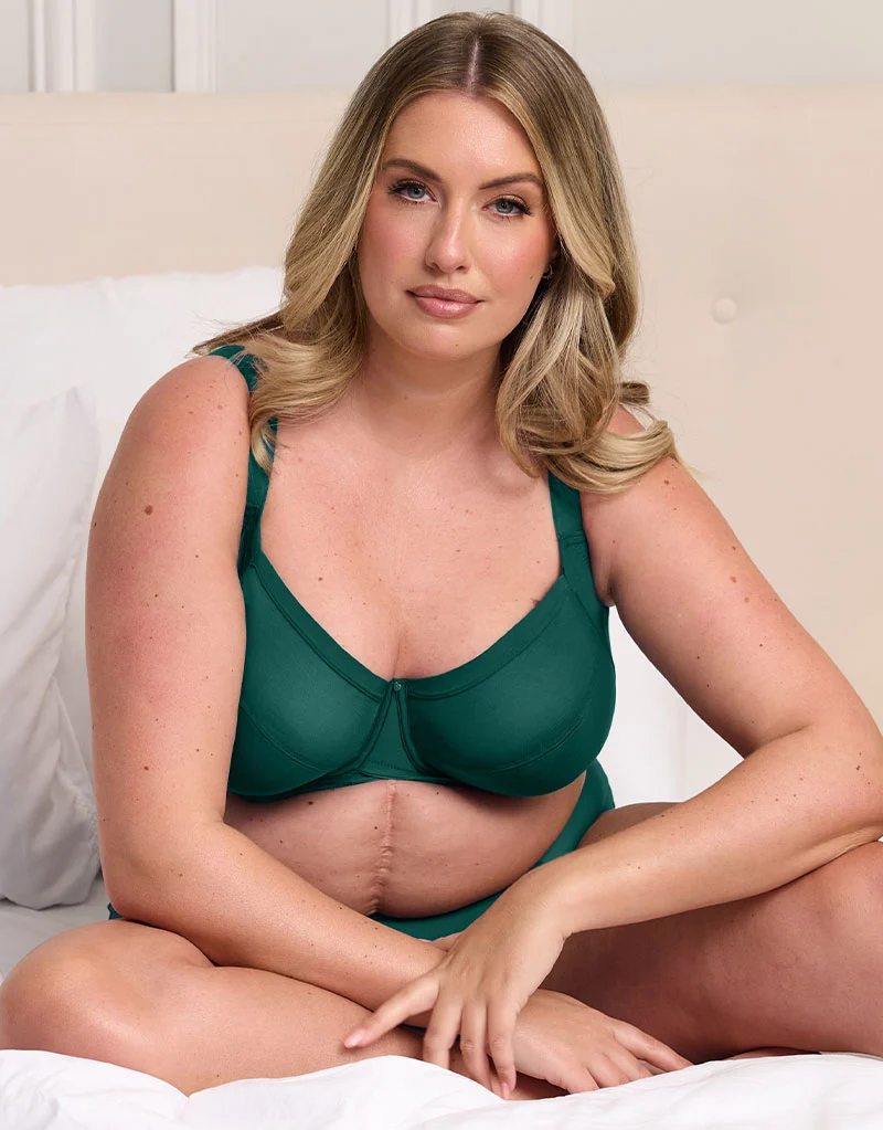 Curvy Kate WonderFully Full Cup Side Support Bra Deep Teal