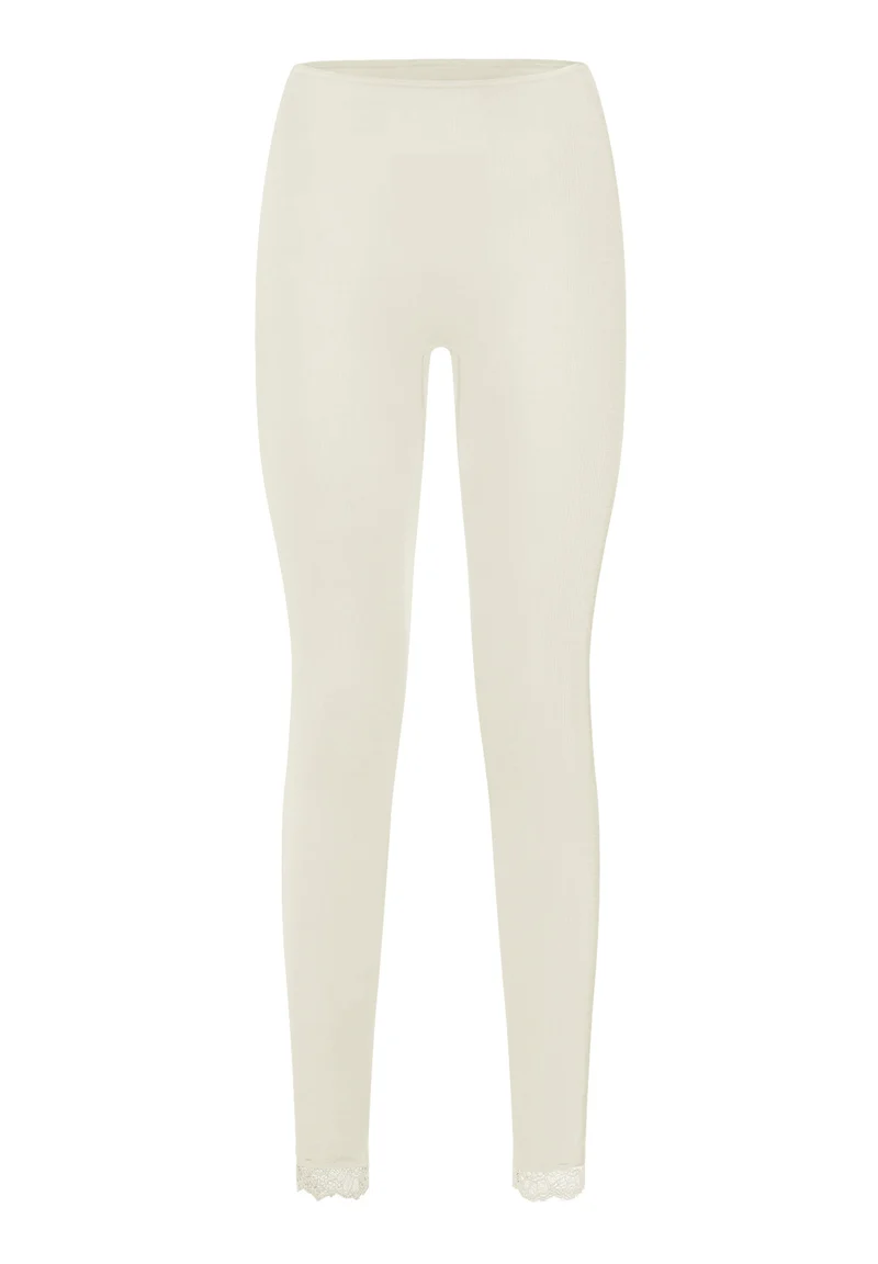 Woolen Lace Leggings | misty white 070771-072123