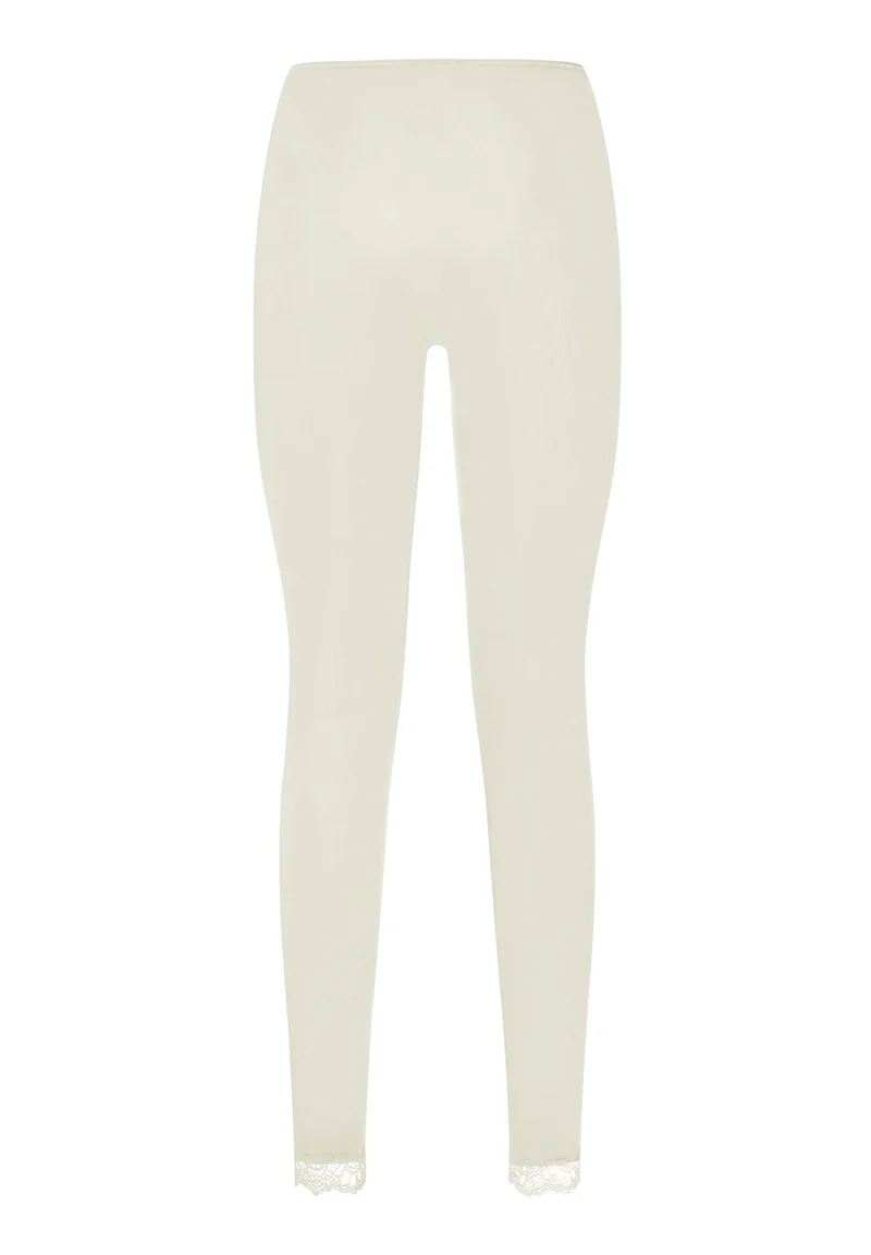 Woolen Lace Leggings | misty white 070771-072123