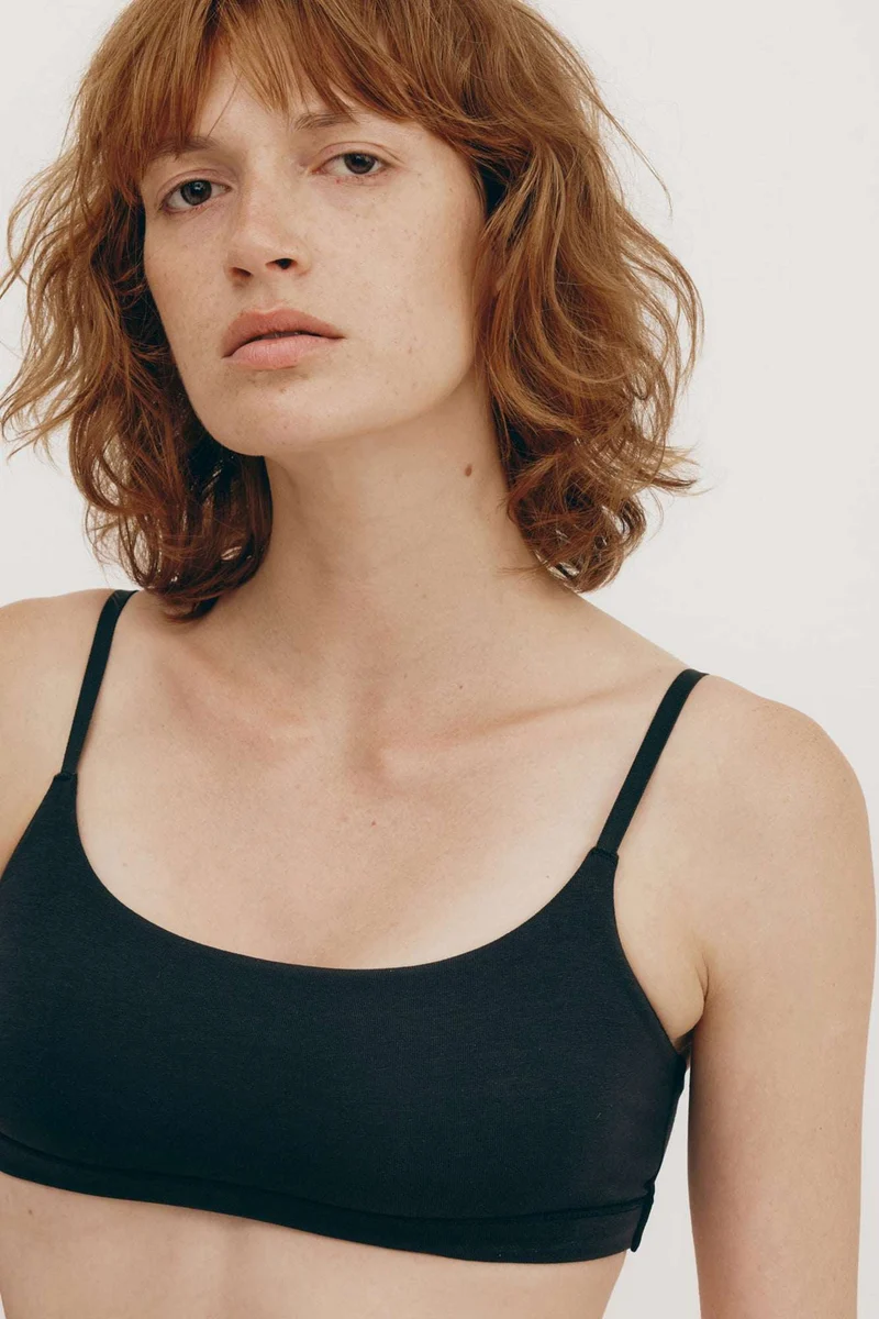 Bralette aus Bio Baumwolle