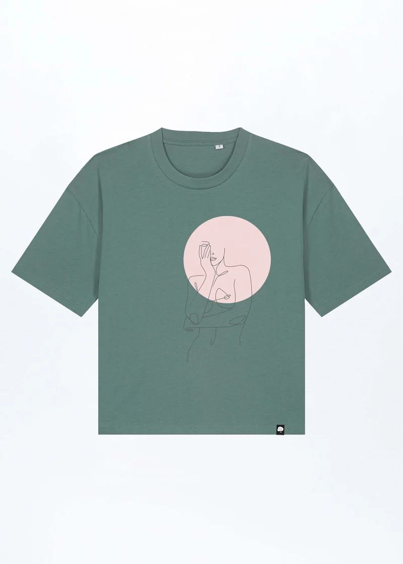 Women's Circle Boxy Fit T-Shirt aus Bio Baumwolle
