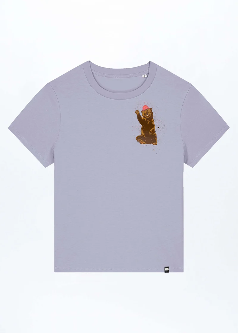 Happy Bär Damen T-Shirt aus Bio Baumwolle