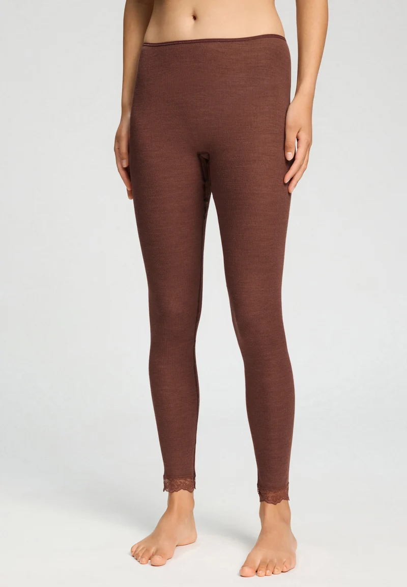 Woolen Lace Leggings | cinnamon 070771-072790