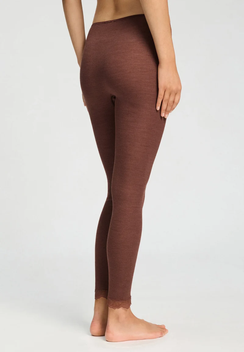 Woolen Lace Leggings | cinnamon 070771-072790