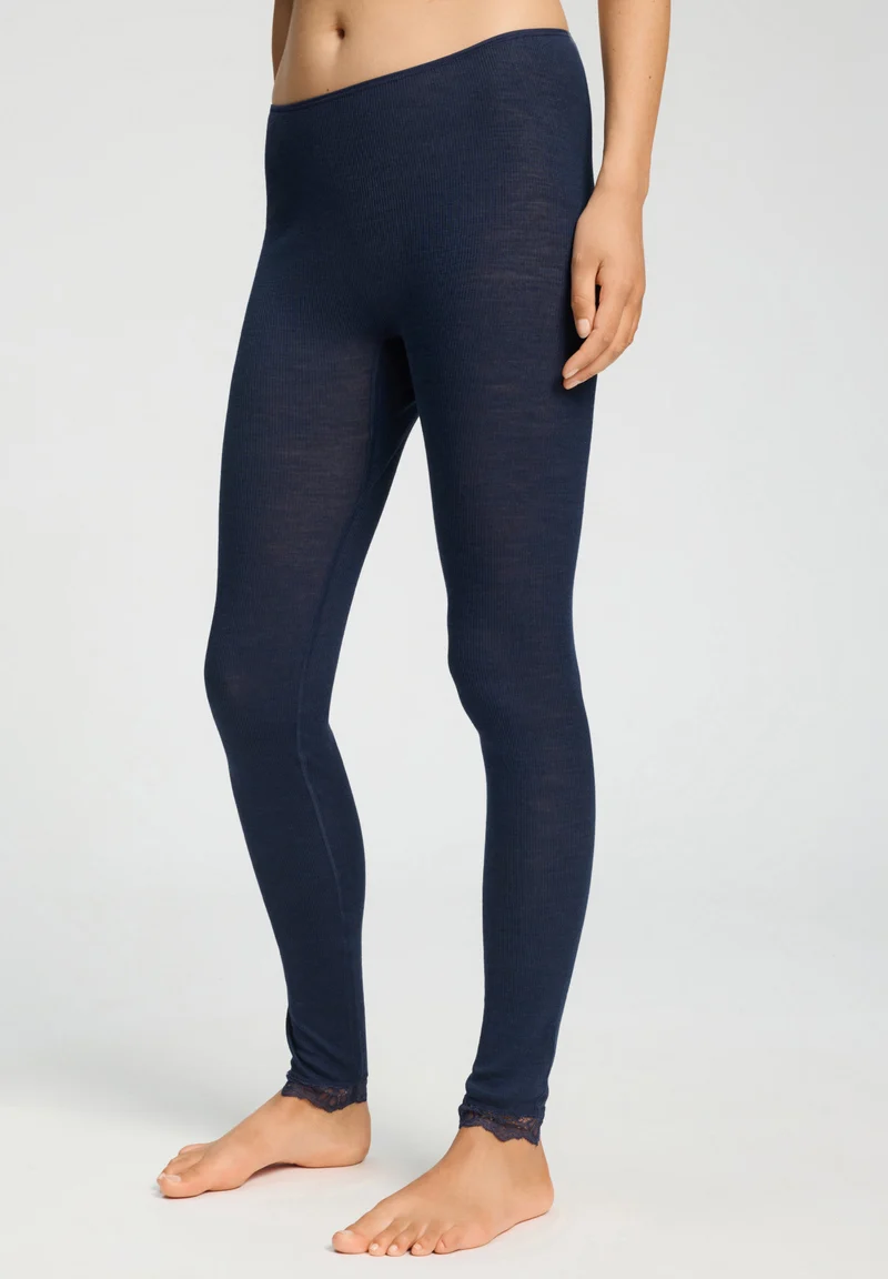 Woolen Lace Leggings | deep navy 070771-071610