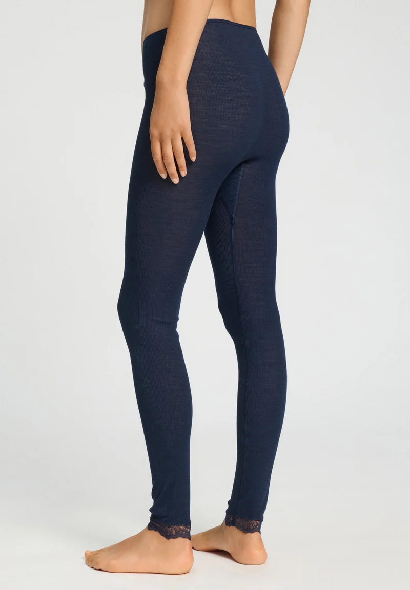 Woolen Lace Leggings | deep navy 070771-071610