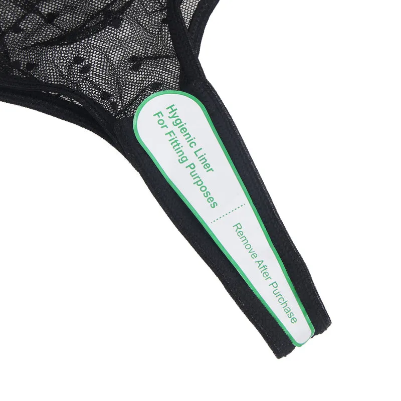 Black Embroidery Lace Hollow Suspender Bodysuit – Sexy High-Quality Lingerie