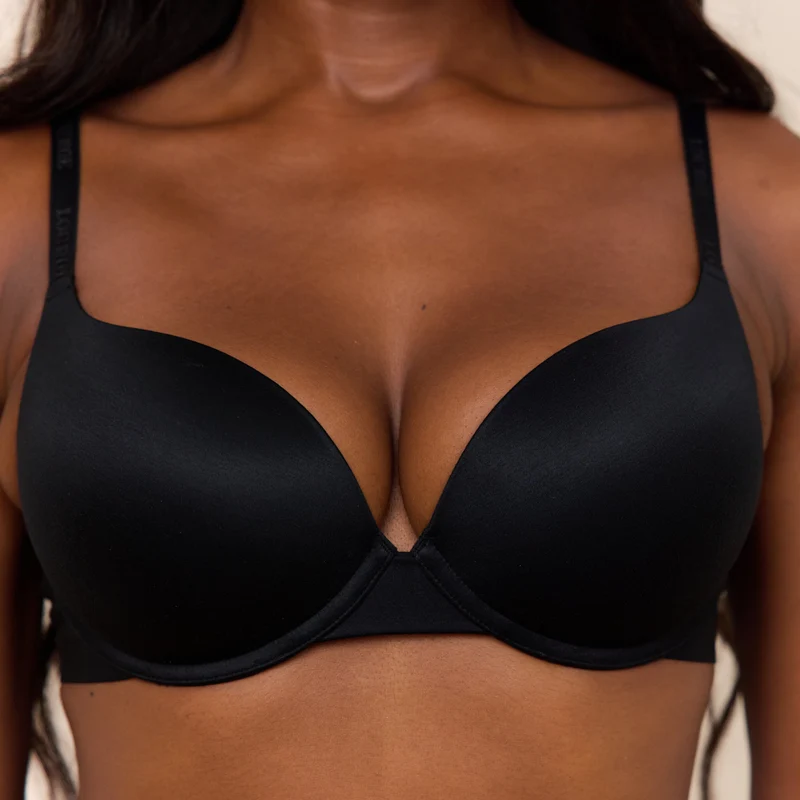 Everyday High Push-Up Bra - Black
