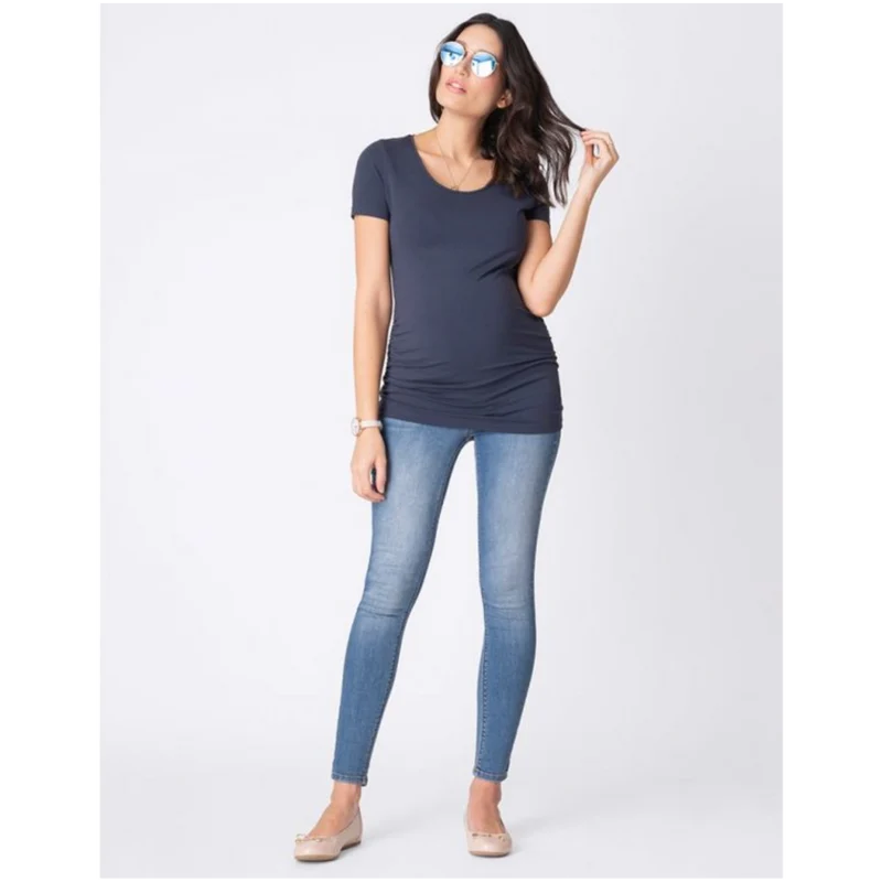 Seraphine 2er-Pack Vente-T-Shirts aus Bambus - Julianne - Marineblau/Grau