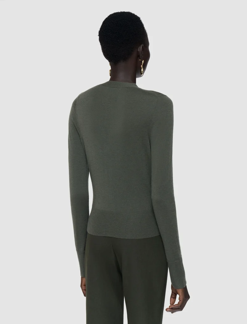 Cashair Cardigan Palm Leaf
