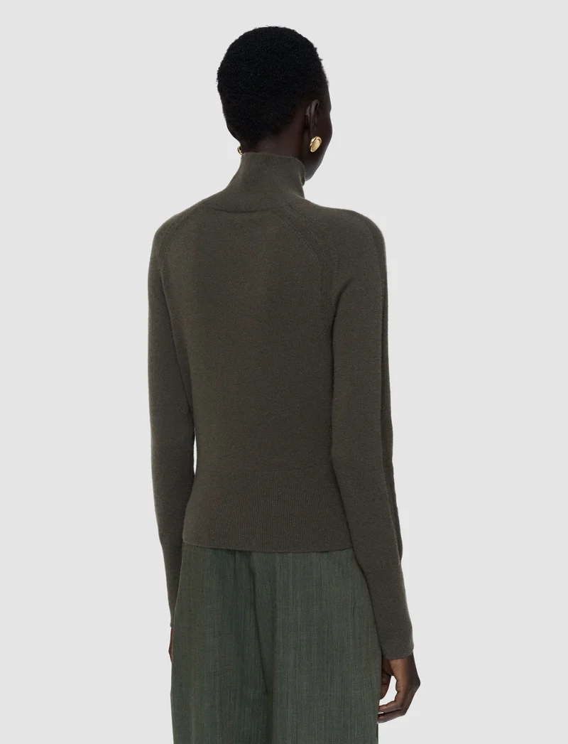 Oxna Top Pure Cashmere Palm Leaf