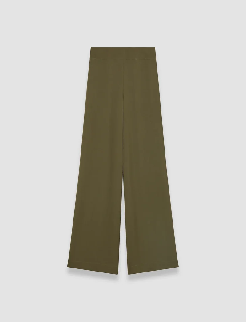 Rihani Crepe de Soie Trousers Palm Leaf