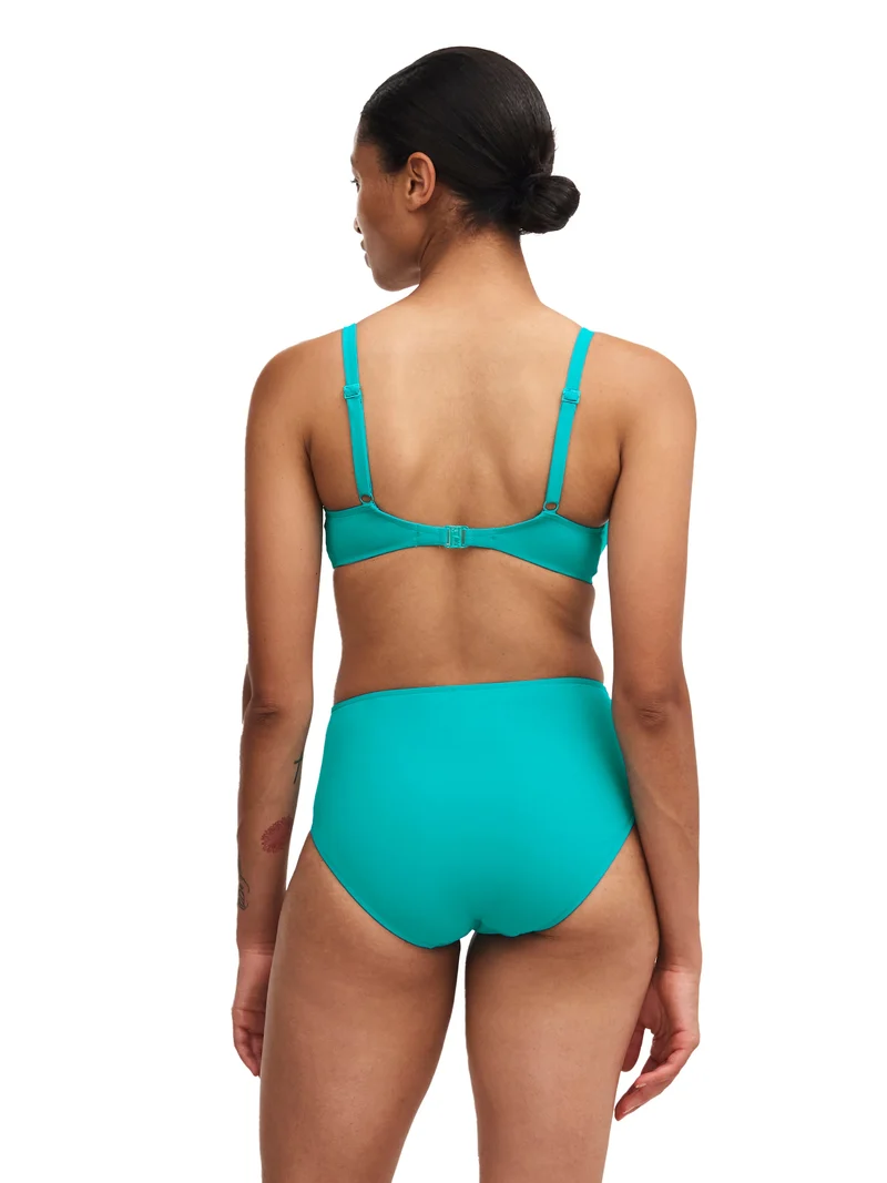 Chantelle Swimwear - Emblem-verdeckender Bügel-Bikini Seeblau