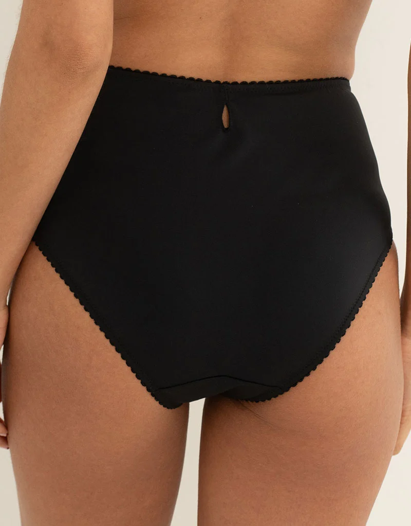 Pour Moi St Tropez Deep Brief Black/Pink