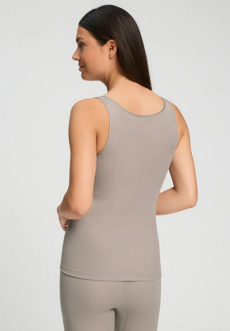 Woolen Silk Tank Top | rose grey 071416-072335