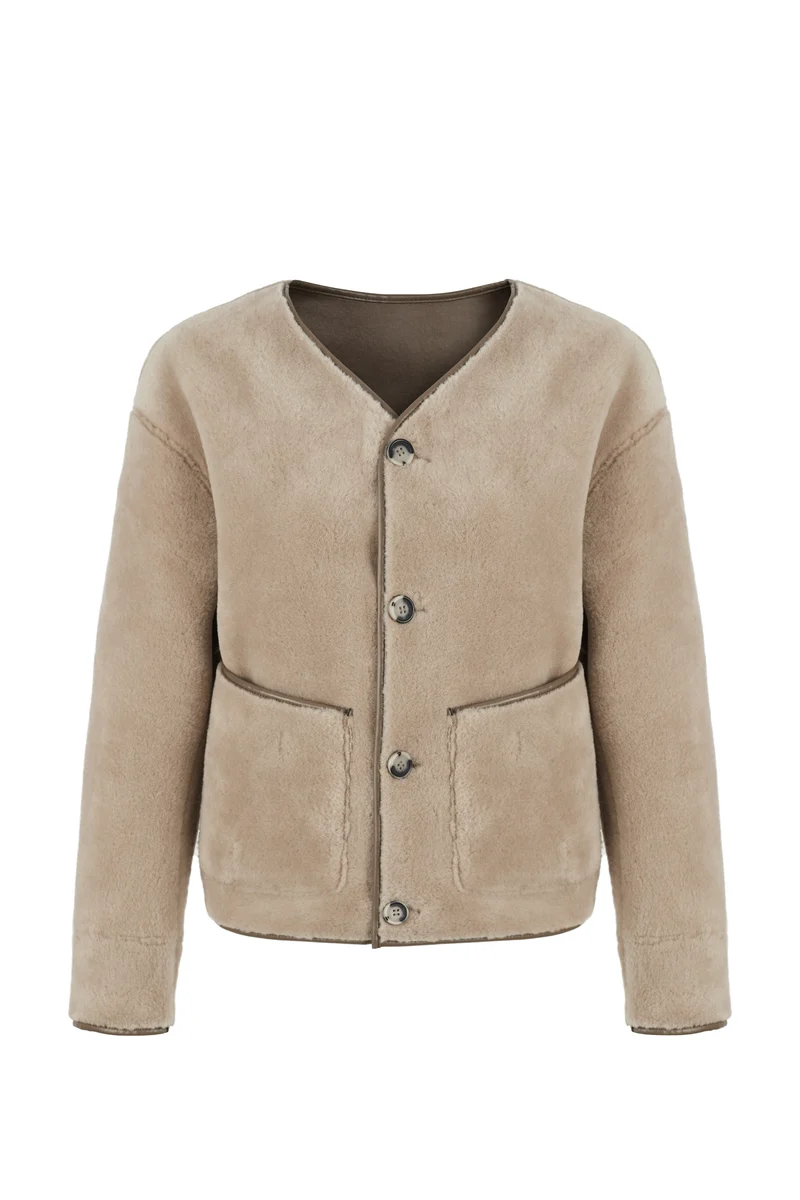 Reversible Taupe Jacket