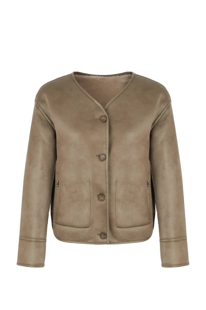 Reversible Taupe Jacket