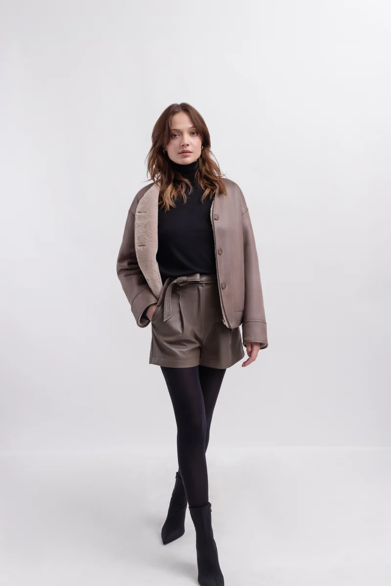 Reversible Taupe Jacket