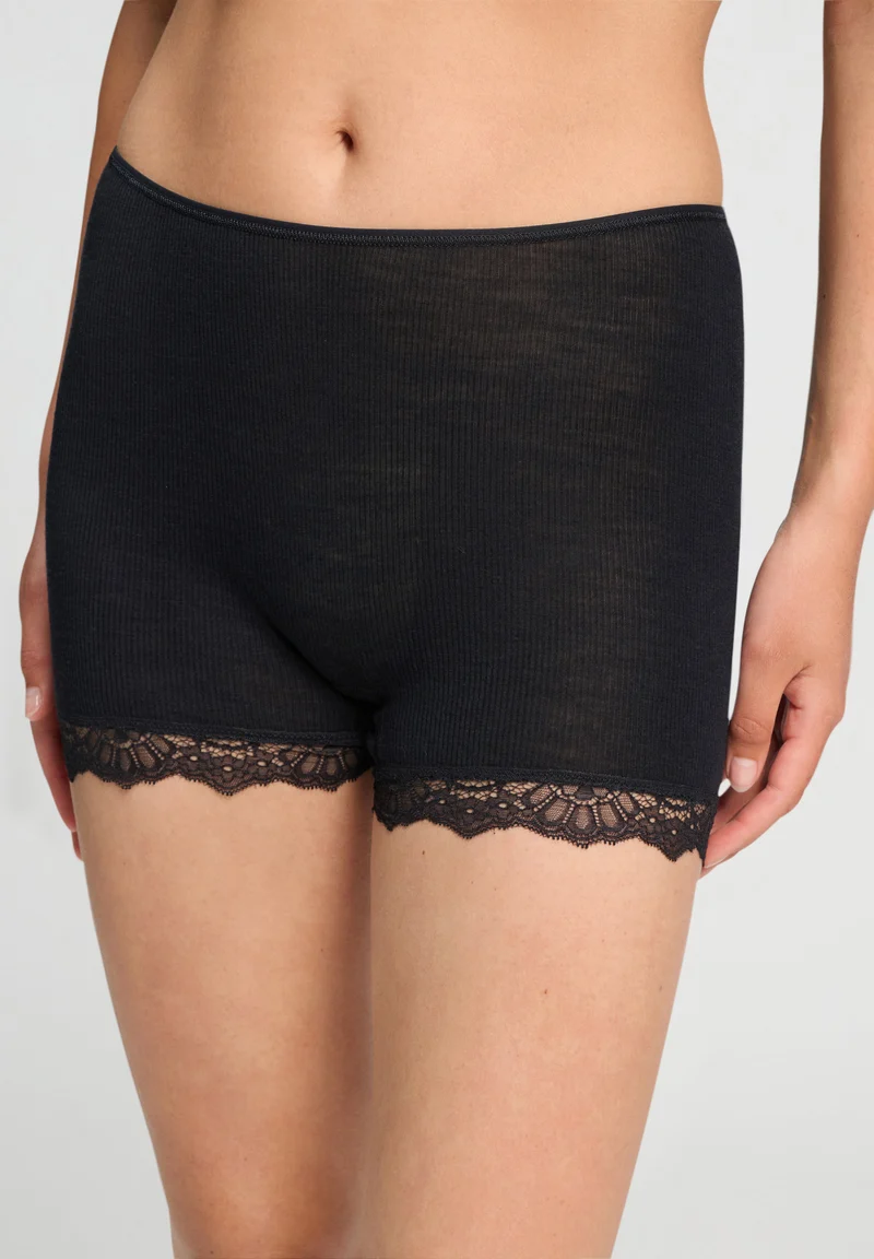 Woolen Lace Panty | black 070770-070019