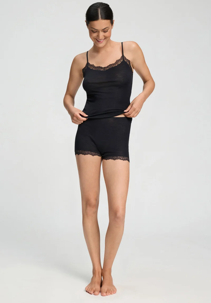 Woolen Lace Panty | black 070770-070019