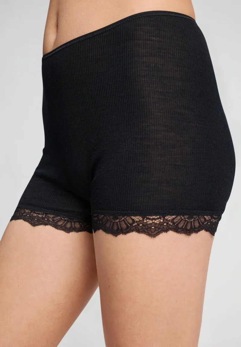 Woolen Lace Panty | black 070770-070019