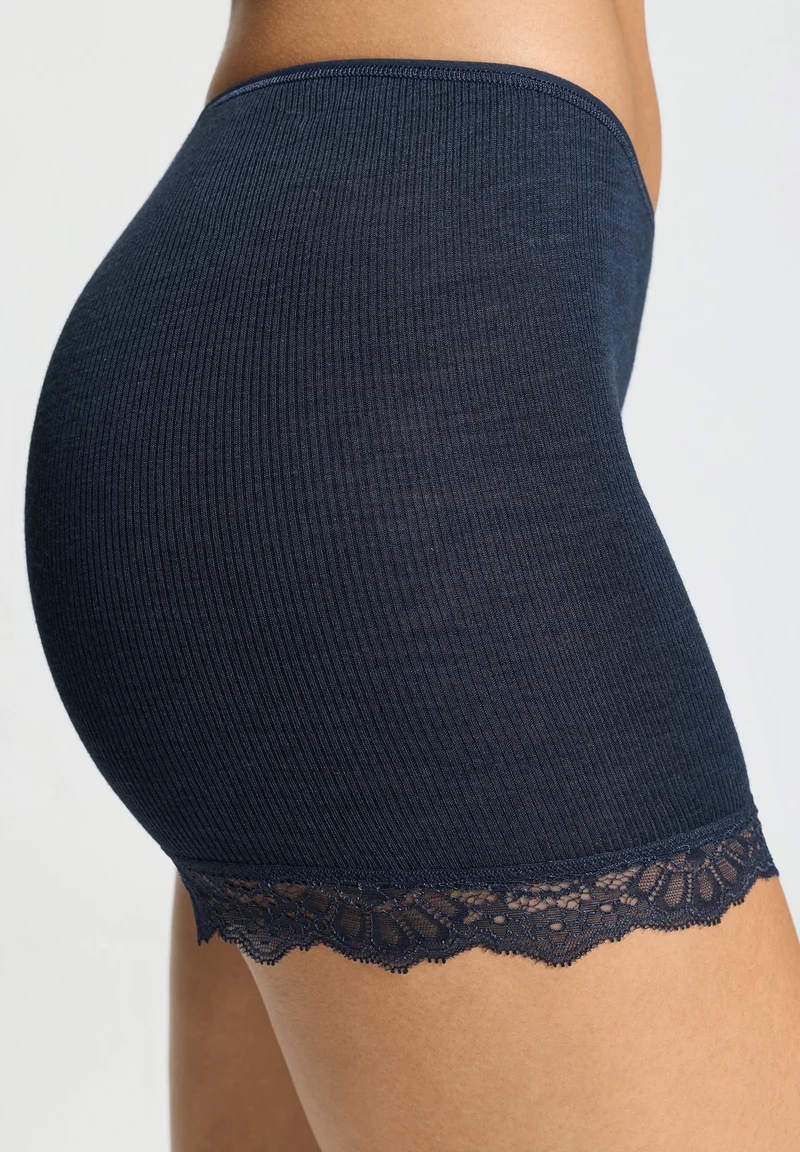 Woolen Lace Panty | deep navy 070770-071610