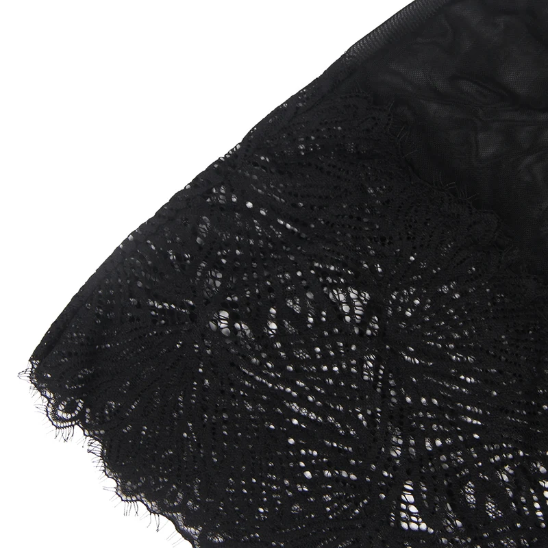 Sexy Black Lace Babydoll – Adjustable Shoulder Straps, Tight Fit, High-Quality Lingerie
