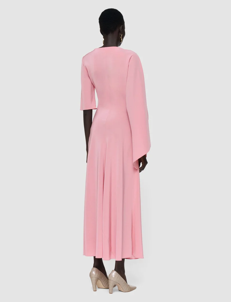 Joya Satin Twill Dress Blush