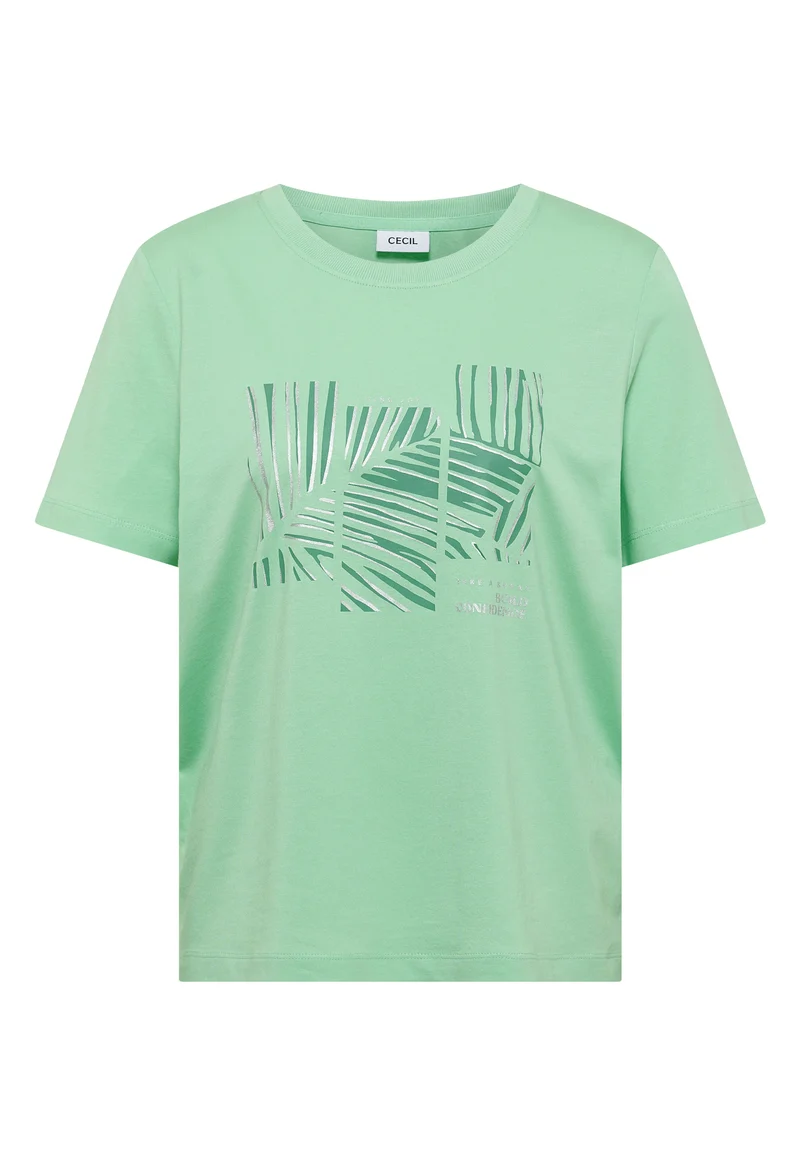 T-Shirt mit Rundhals und Artwork