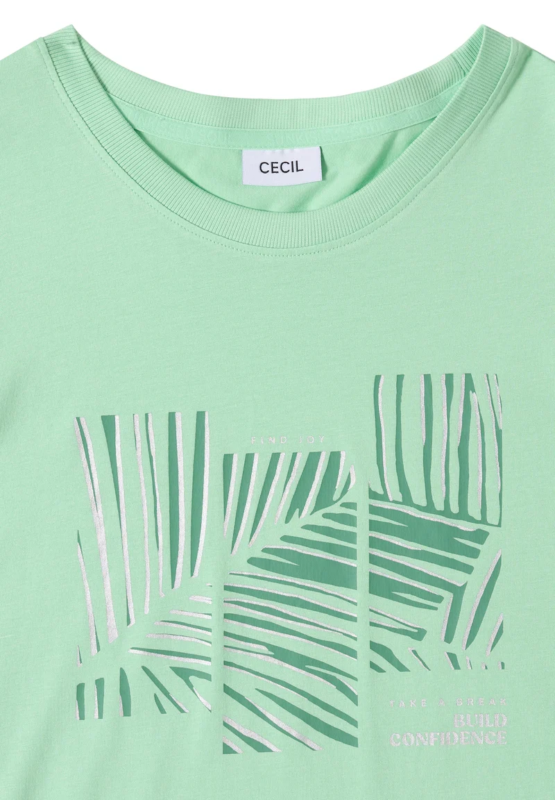 T-Shirt mit Rundhals und Artwork