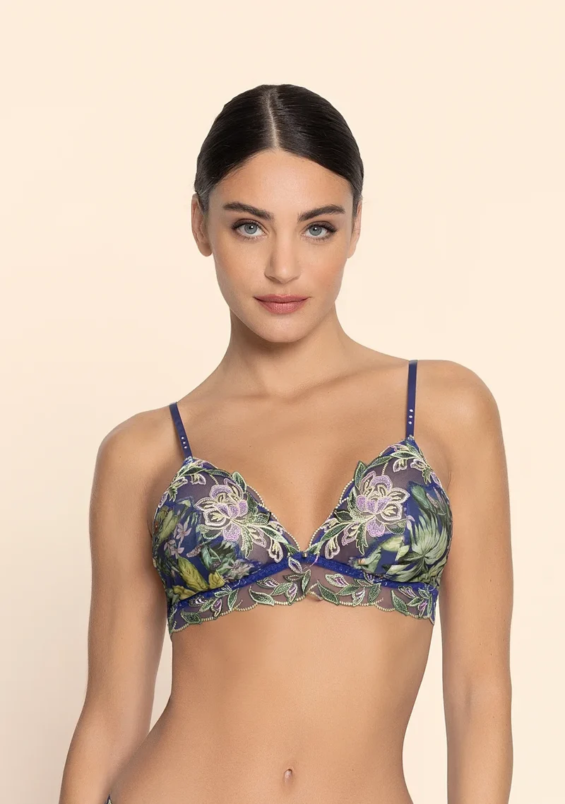 Lise Charmel – Bain De Nature kabelloser Triangel-BH Vert Parme