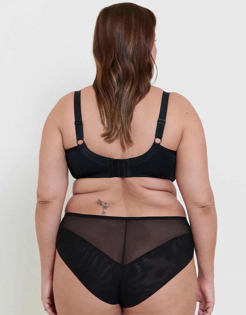 Adella Maia Full Cup Plunge Bra Black
