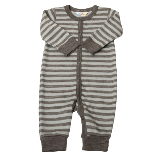 Joha gestreifter Wolloverall – Mint