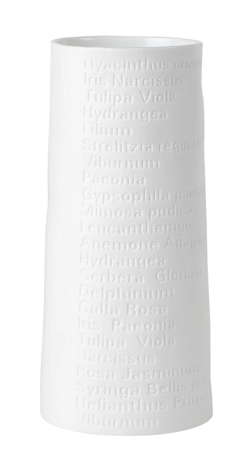 LIVING Raumpoesie Vase breit/ klein D 7cm H 15cm,