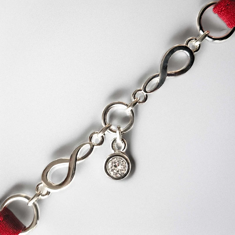 Love Story - Mini G-String mit Schmuck - Rot