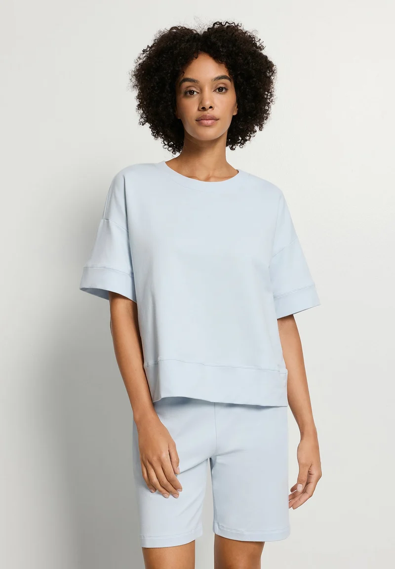Natural Living S/SLV Sweatshirt | watery blue 078896-072244