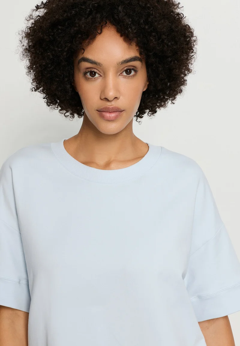 Natural Living S/SLV Sweatshirt | watery blue 078896-072244