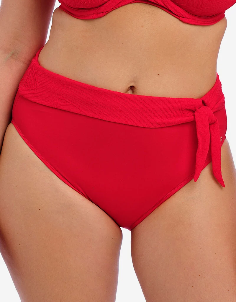Fantasie Ottawa High Waist Bikini Brief Radiant Red